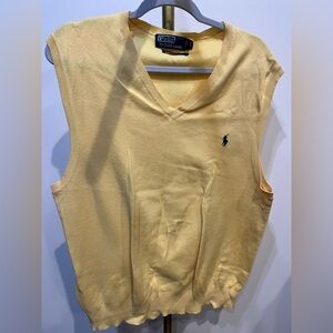 Ralph Lauren Yellow Cotton Top